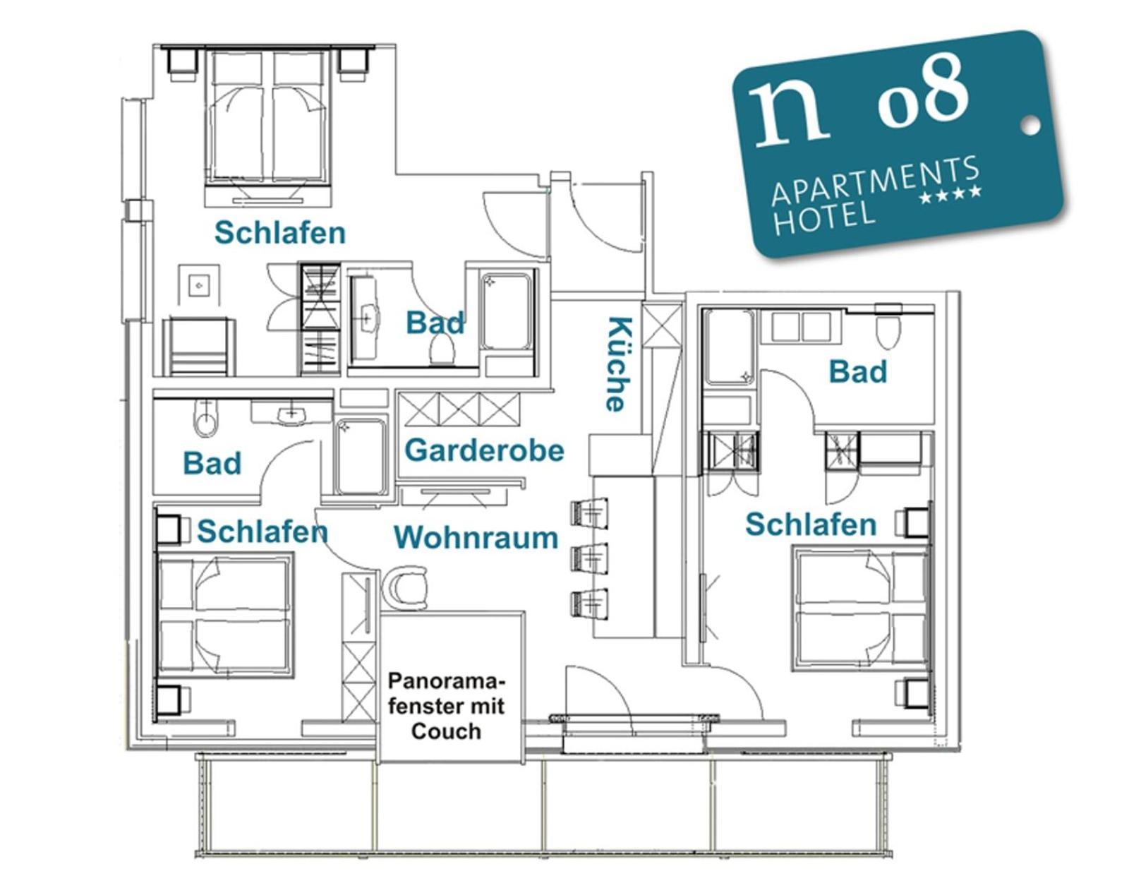 N Apartments Hotel Schoppernau Værelse billede